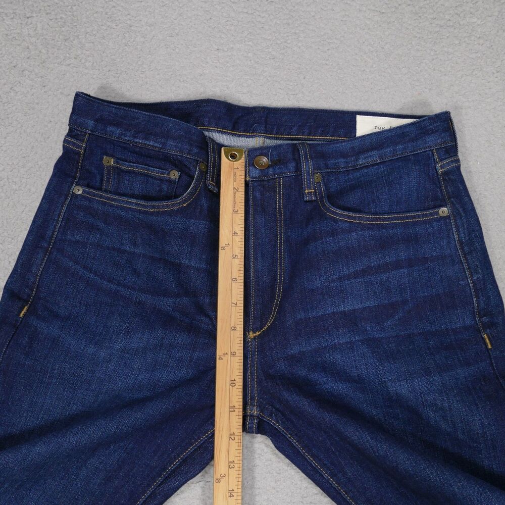 Rag & Bone Jeans Mens 34x29 Dark Wash Denim Fit 2 Slim - Picture 6 of 16